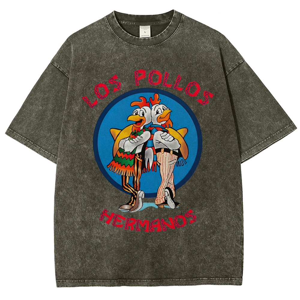 "Los Pollos Hermanos" Breaking Bad Washed T-Shirt