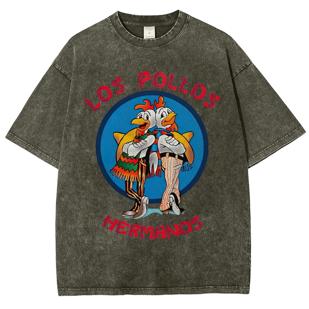 "Los Pollos Hermanos" Breaking Bad Washed T-Shirt