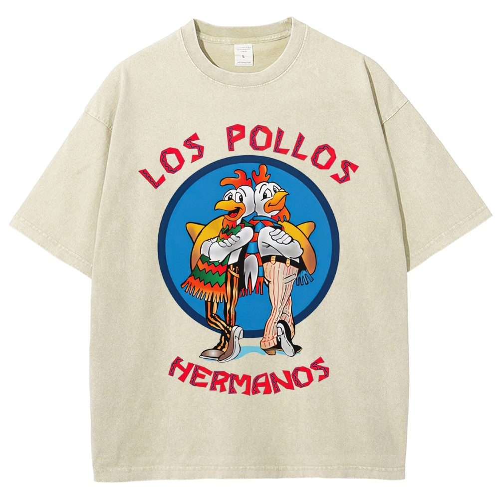 "Los Pollos Hermanos" Breaking Bad Washed T-Shirt
