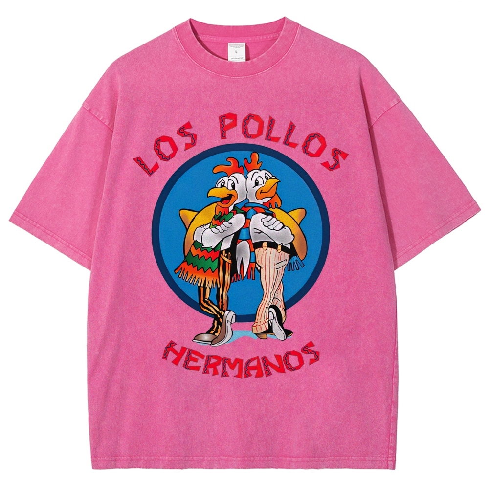 "Los Pollos Hermanos" Breaking Bad Washed T-Shirt