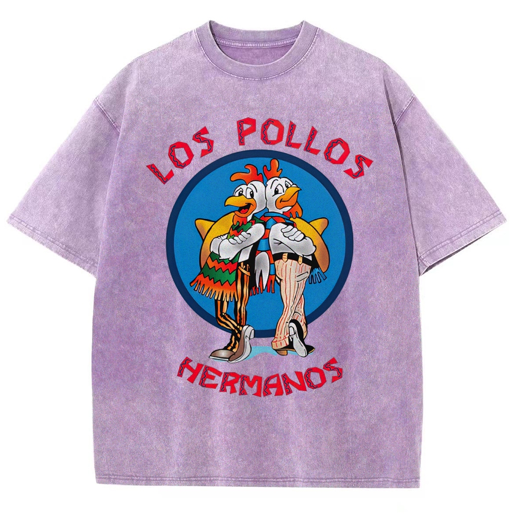 "Los Pollos Hermanos" Breaking Bad Washed T-Shirt