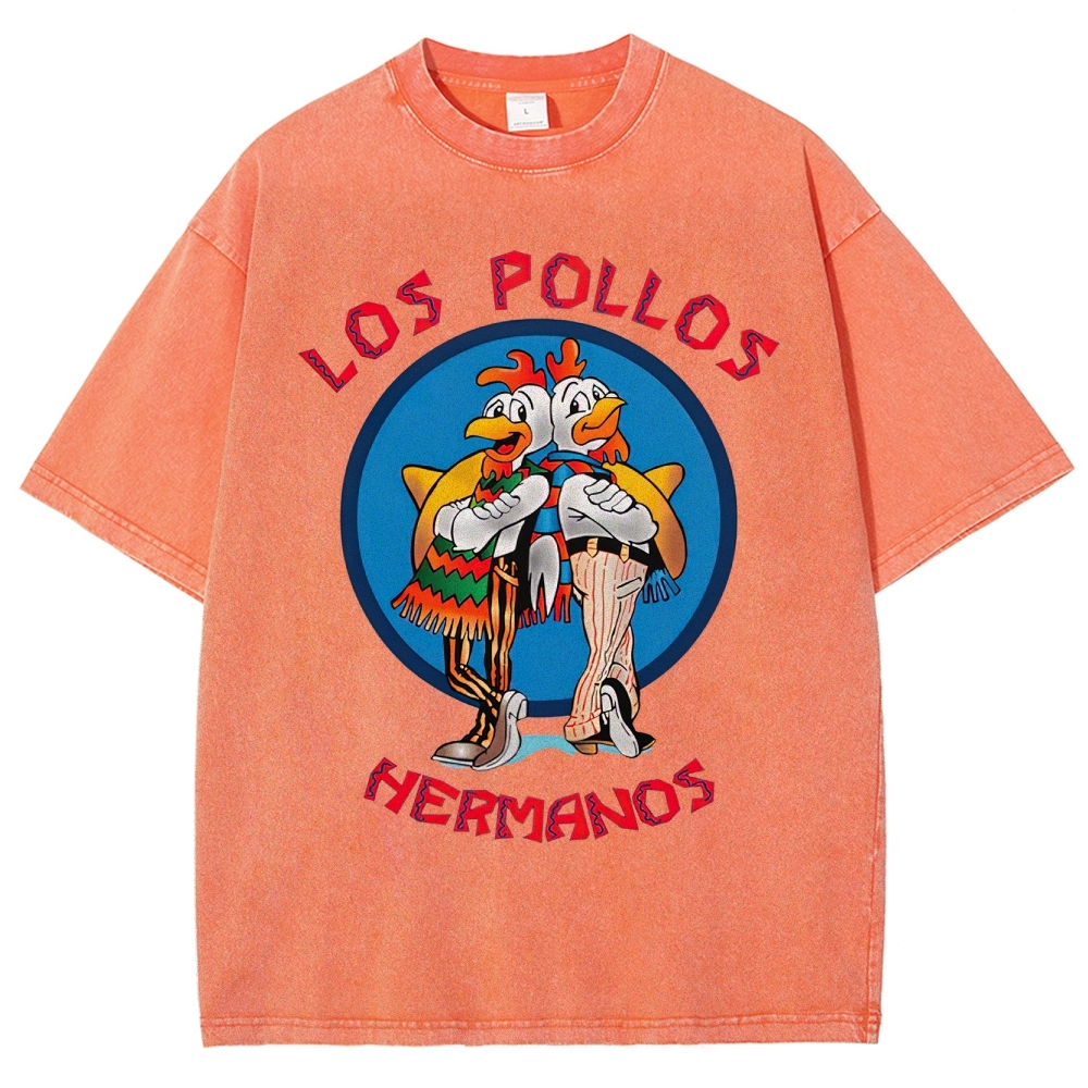 "Los Pollos Hermanos" Breaking Bad Washed T-Shirt