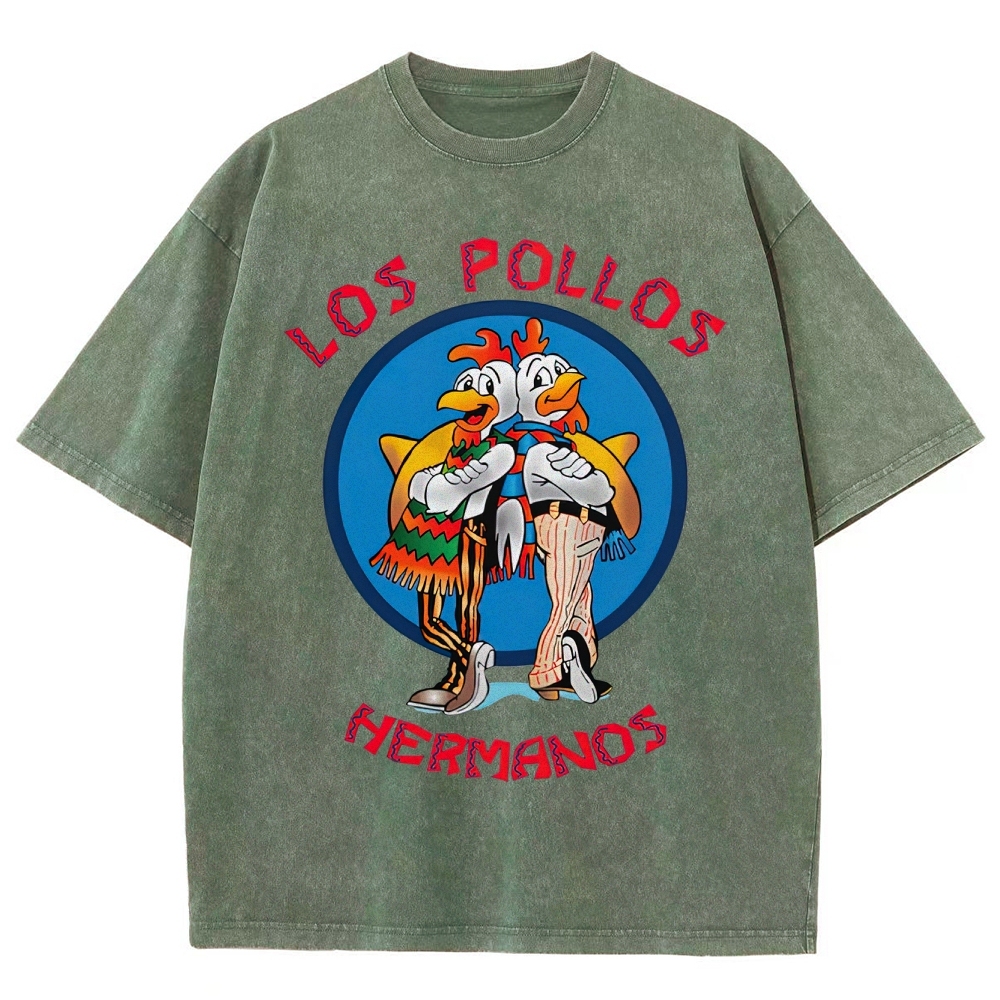 "Los Pollos Hermanos" Breaking Bad Washed T-Shirt