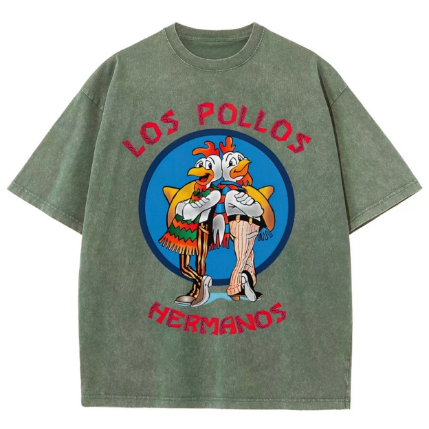 "Los Pollos Hermanos" Breaking Bad Washed T-Shirt