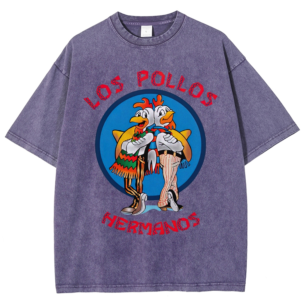 "Los Pollos Hermanos" Breaking Bad Washed T-Shirt