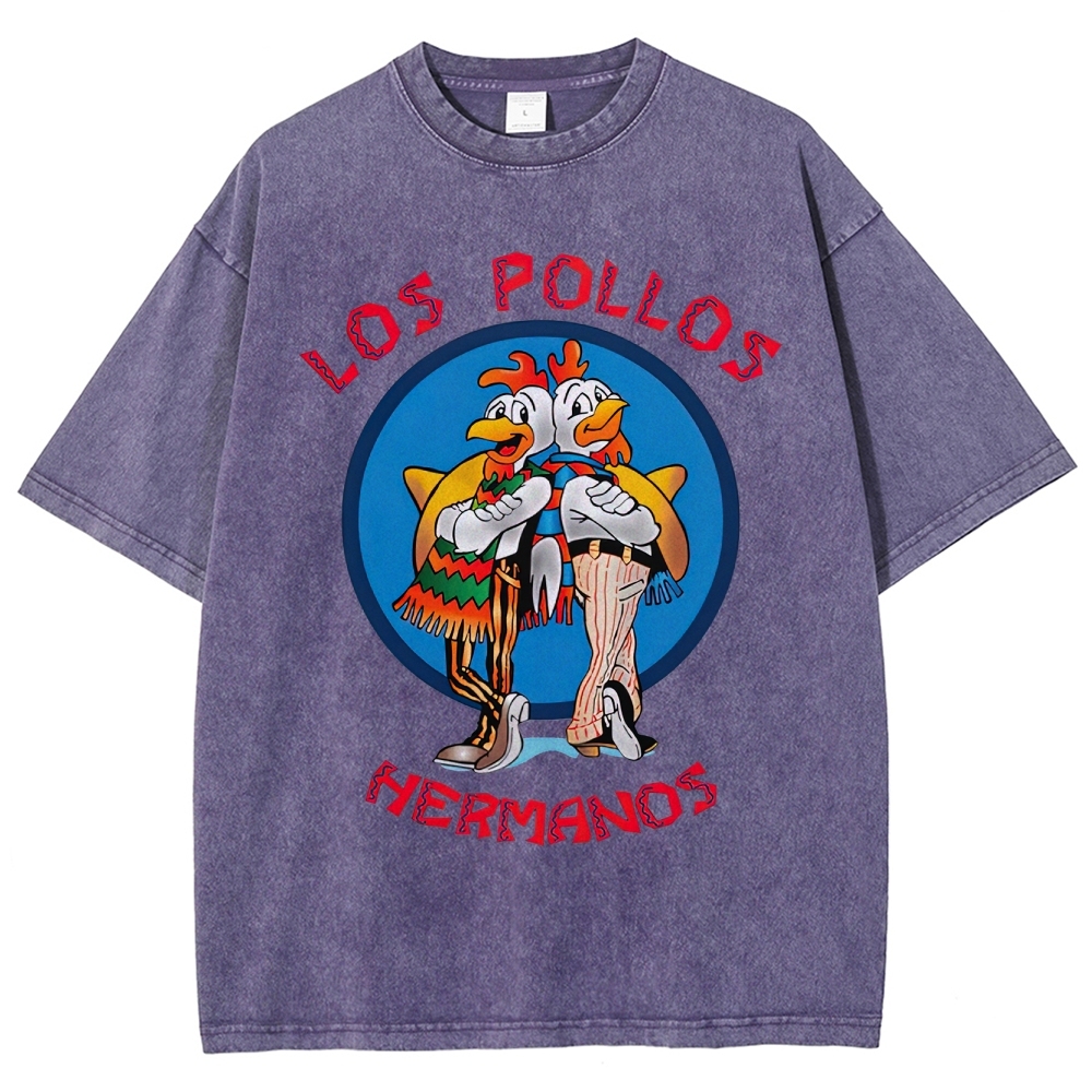 "Los Pollos Hermanos" Breaking Bad Washed T-Shirt