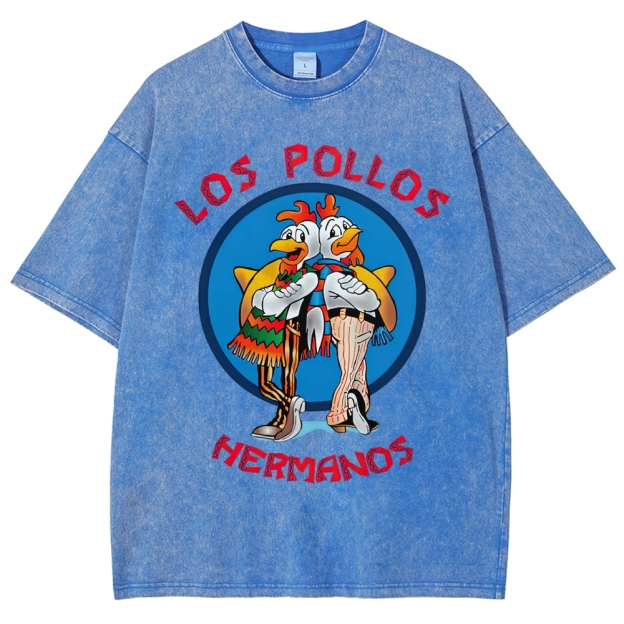 "Los Pollos Hermanos" Breaking Bad Washed T-Shirt