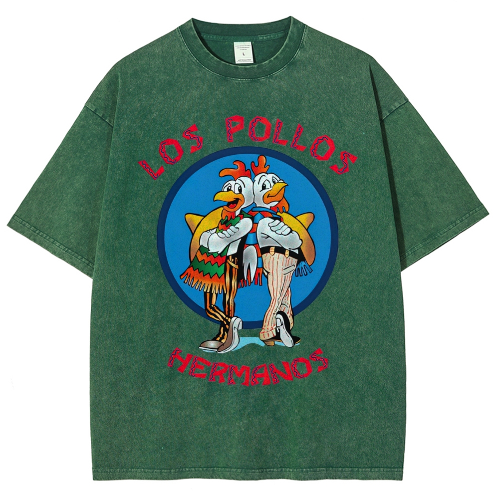 "Los Pollos Hermanos" Breaking Bad Washed T-Shirt