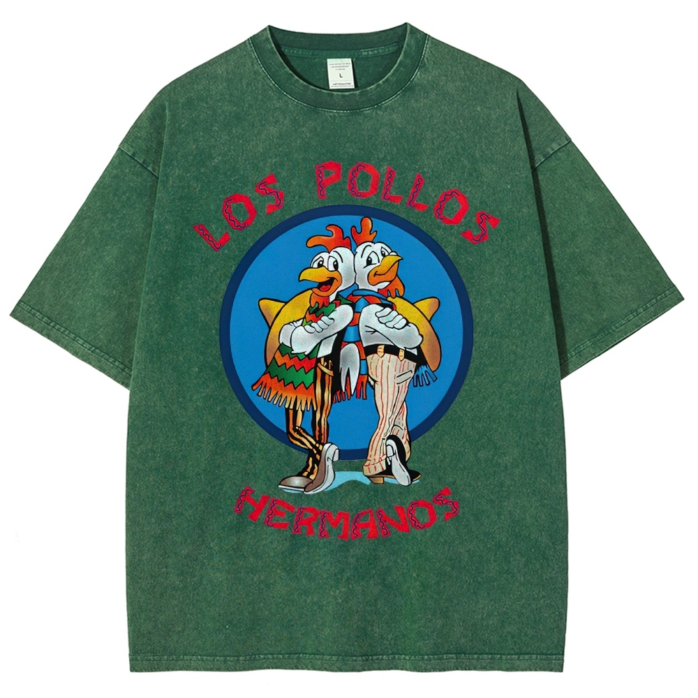 "Los Pollos Hermanos" Breaking Bad Washed T-Shirt