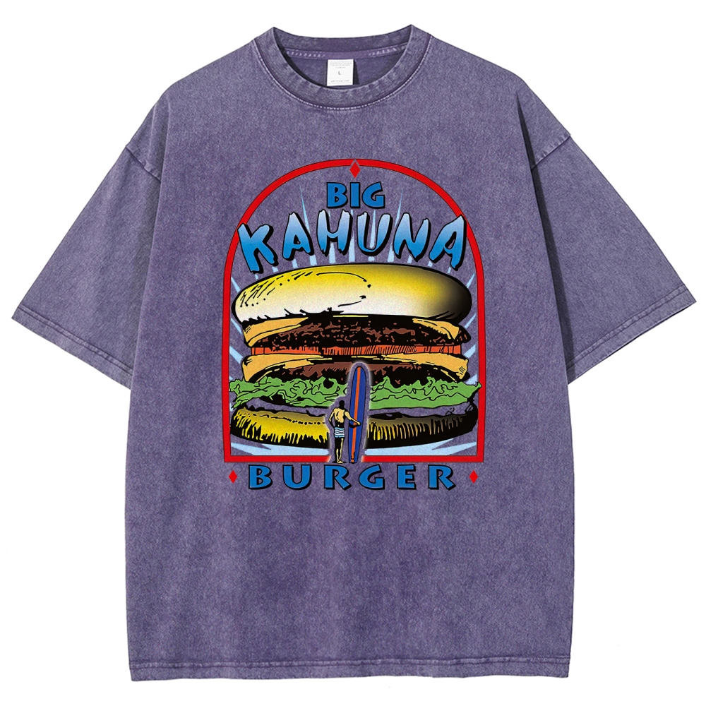 "Big Kahuna Burger" Retro Surf Washed T-Shirt