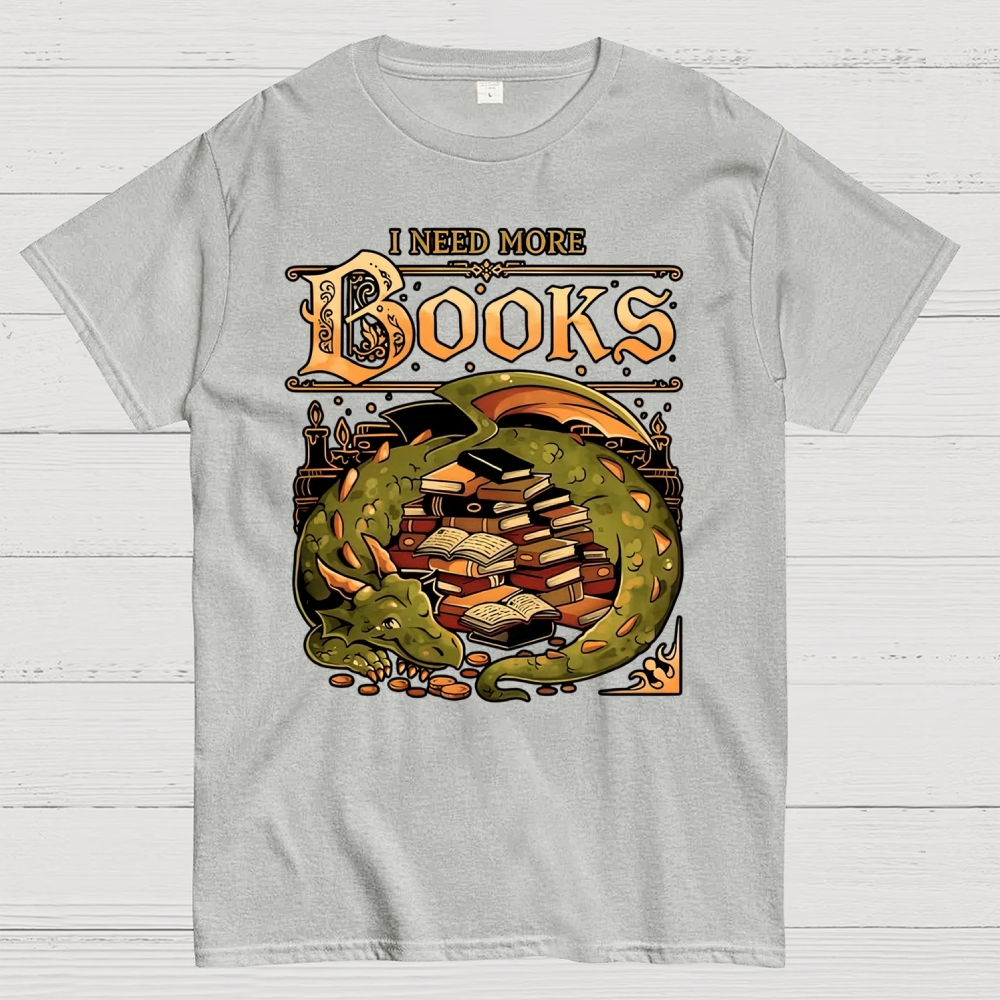 I Need More Books Cotton T-shirt 