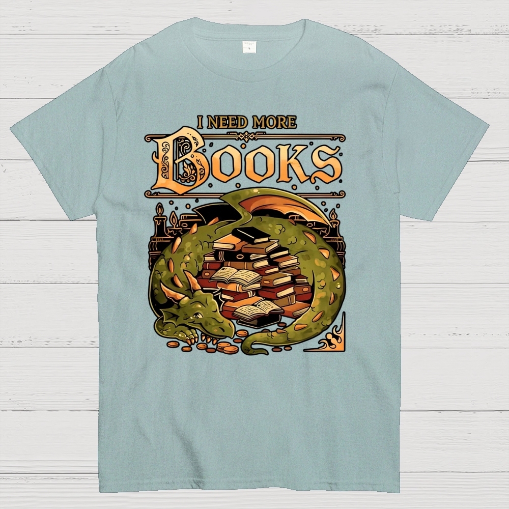 I Need More Books Cotton T-shirt 