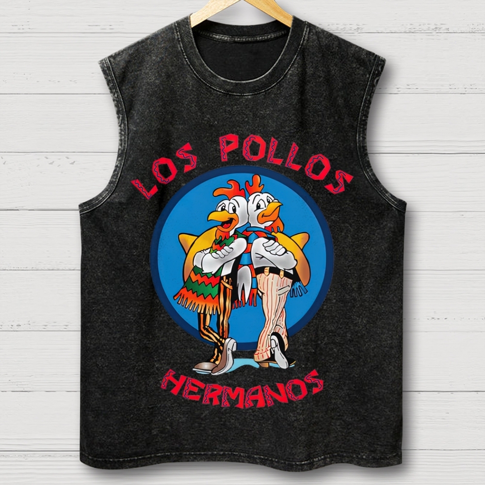 "Los Pollos Hermanos" Breaking Bad Washed Tank Top