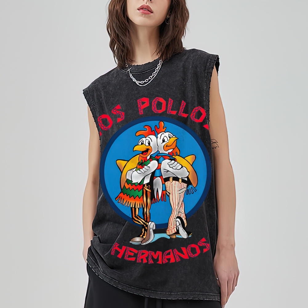 "Los Pollos Hermanos" Breaking Bad Washed Tank Top