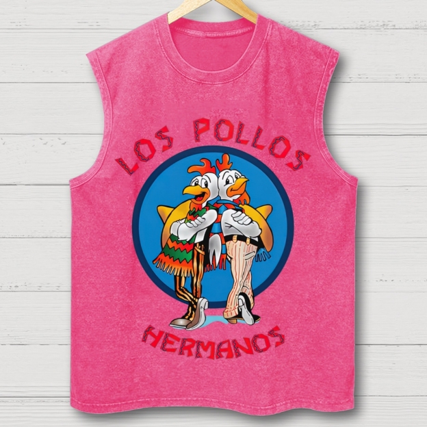"Los Pollos Hermanos" Breaking Bad Washed Tank Top