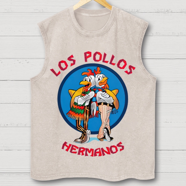 "Los Pollos Hermanos" Breaking Bad Washed Tank Top