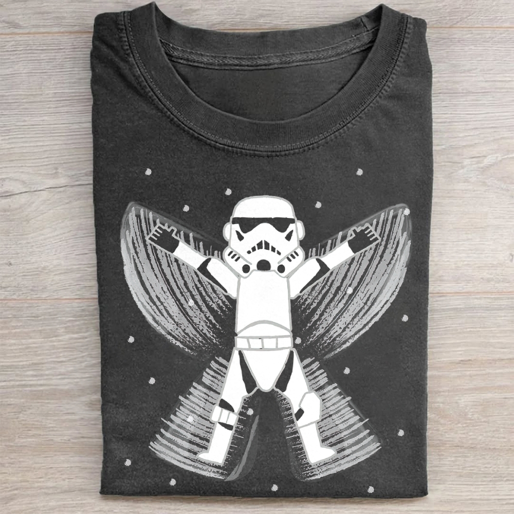 "Butterfly Stormtrooper" Star Wars Vintage Washed Tee