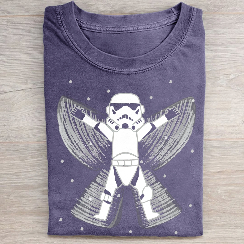 "Butterfly Stormtrooper" Star Wars Vintage Washed Tee