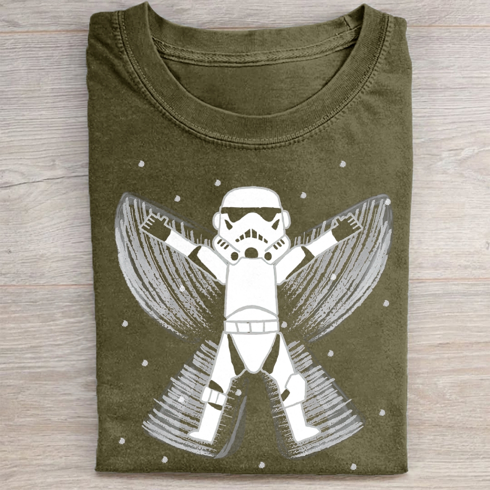 "Butterfly Stormtrooper" Star Wars Vintage Washed Tee
