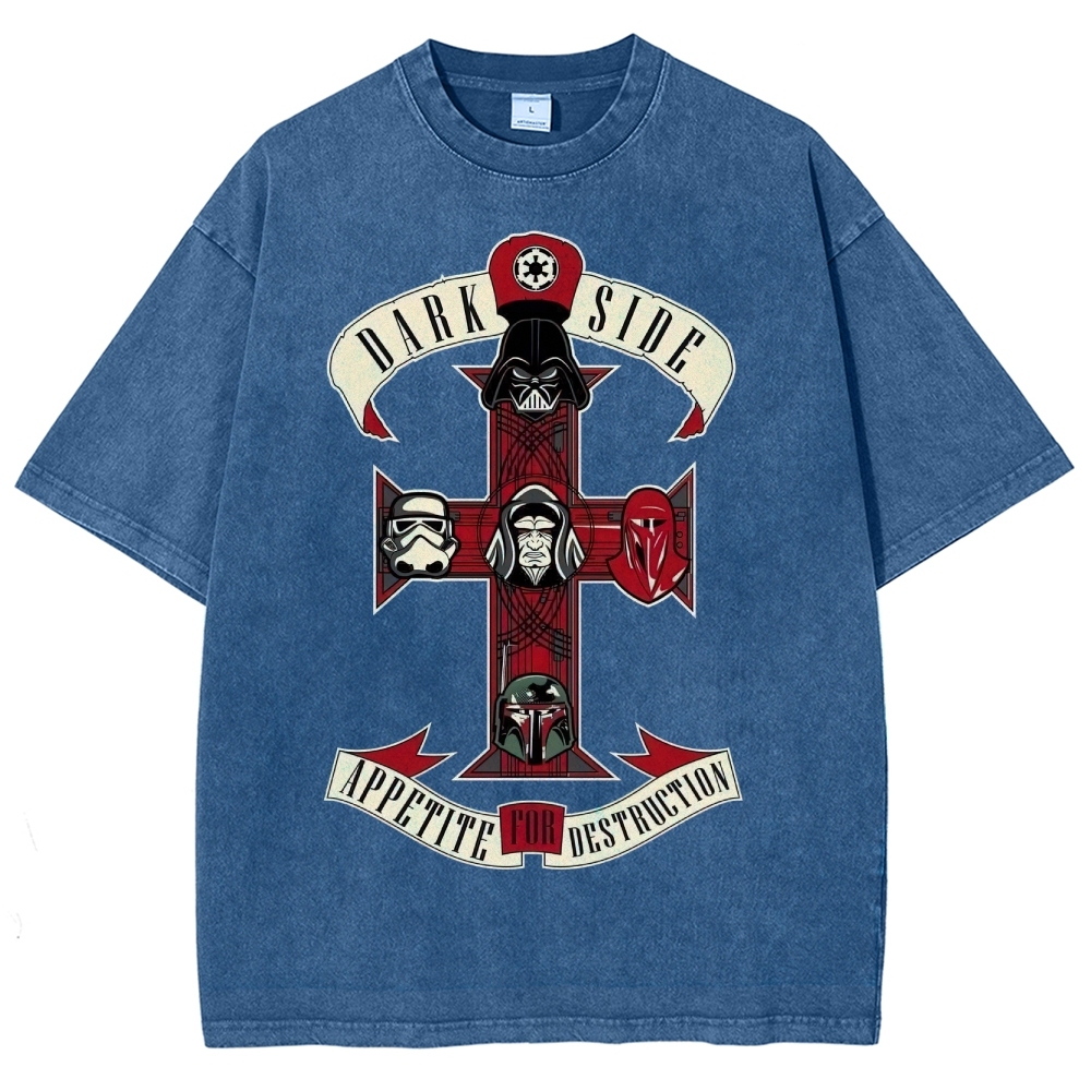 Sci-Fi Rock Parody Washed T-Shirt 