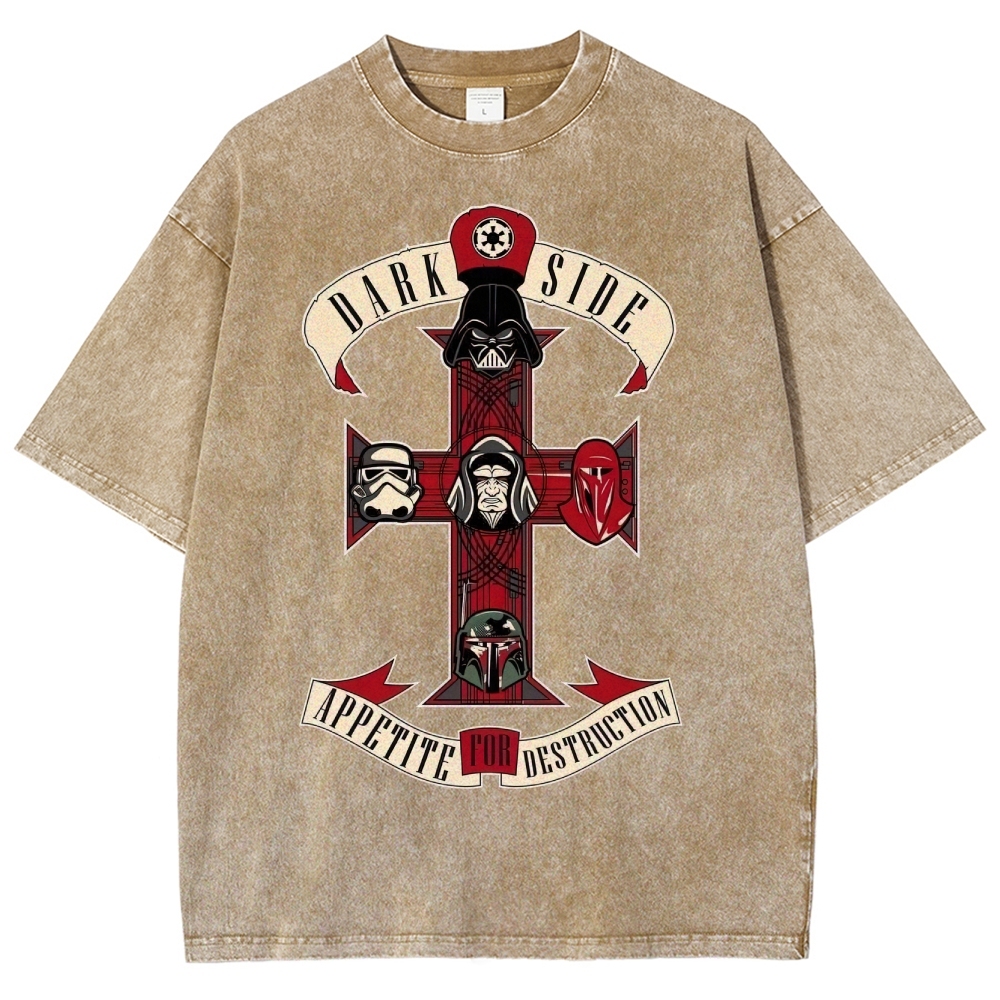 Sci-Fi Rock Parody Washed T-Shirt 