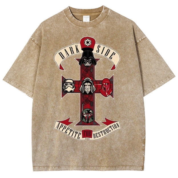 Sci-Fi Rock Parody Washed T-Shirt 