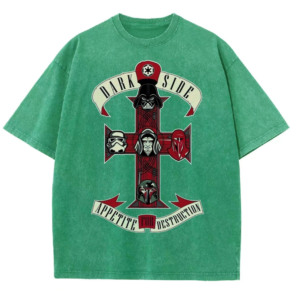 Sci-Fi Rock Parody Washed T-Shirt 