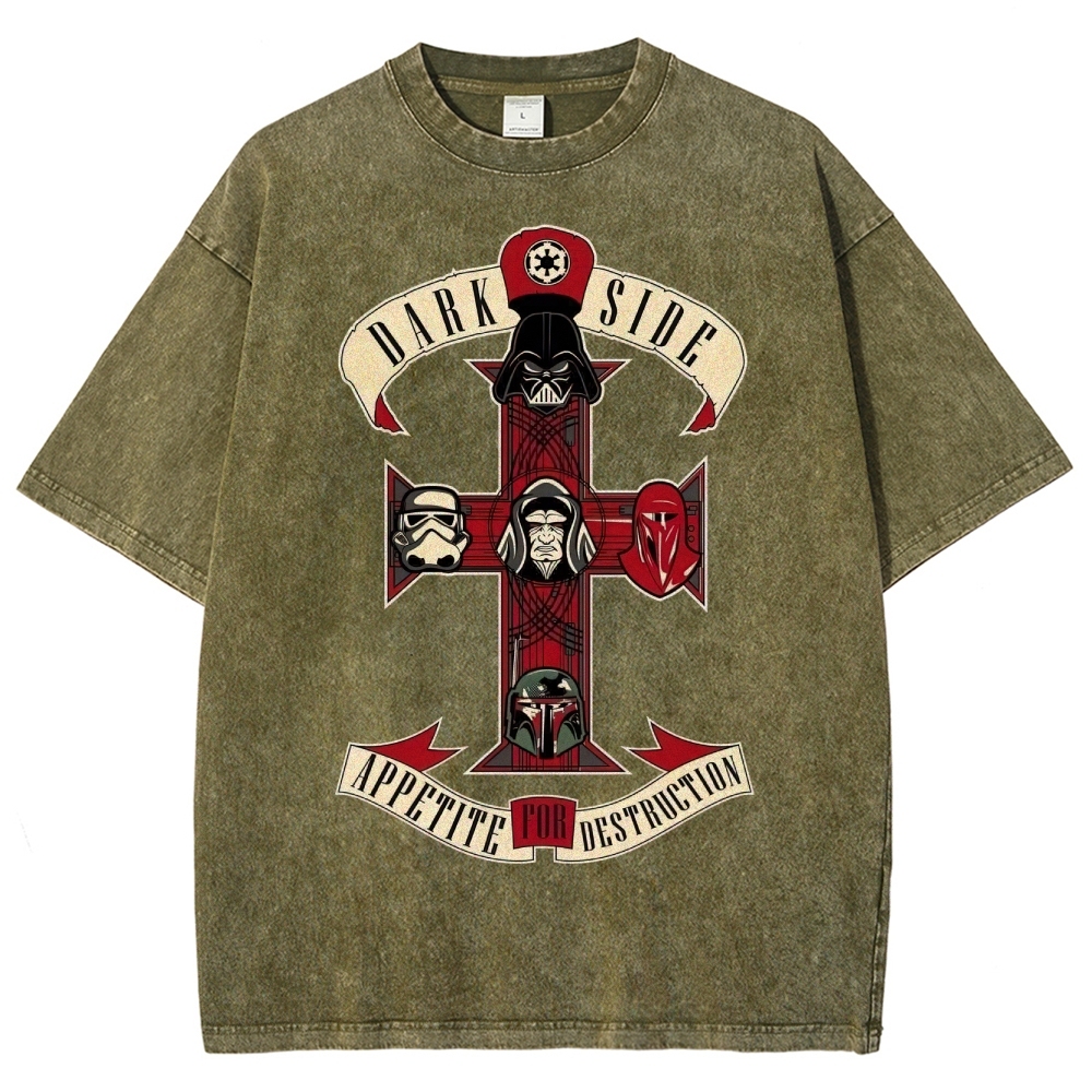 Sci-Fi Rock Parody Washed T-Shirt 