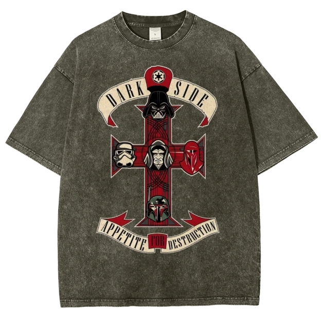 Sci-Fi Rock Parody Washed T-Shirt 