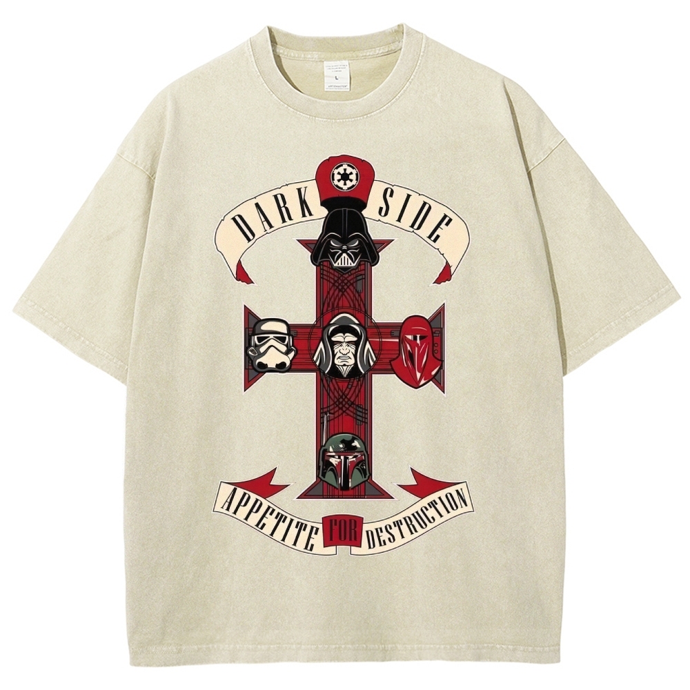 Sci-Fi Rock Parody Washed T-Shirt 