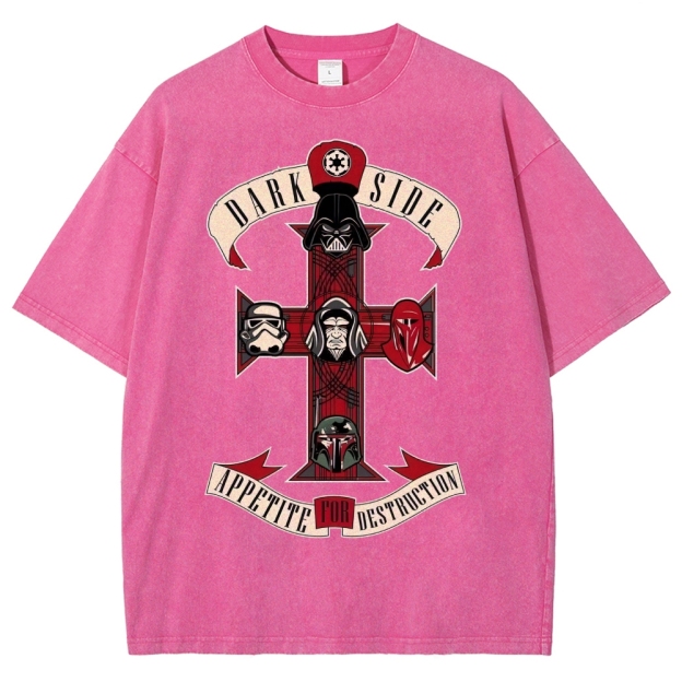 Sci-Fi Rock Parody Washed T-Shirt 