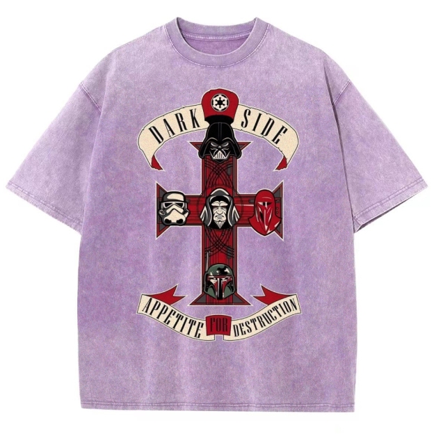 Sci-Fi Rock Parody Washed T-Shirt 