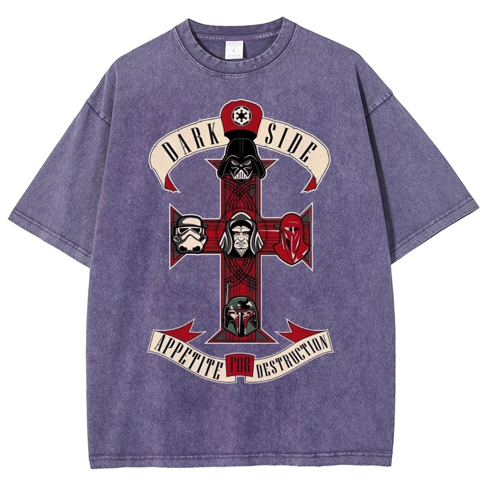 Sci-Fi Rock Parody Washed T-Shirt 