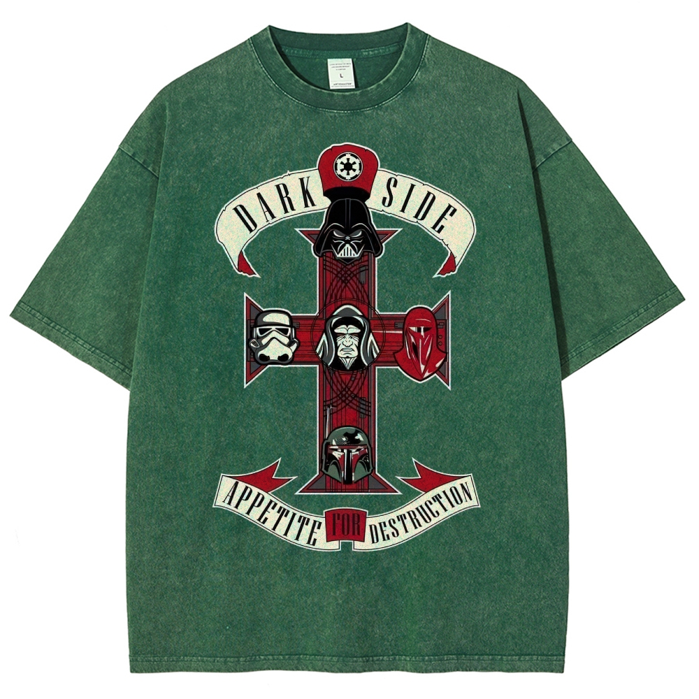 Sci-Fi Rock Parody Washed T-Shirt 