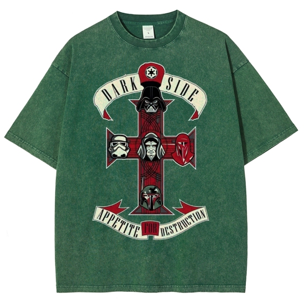 Sci-Fi Rock Parody Washed T-Shirt 