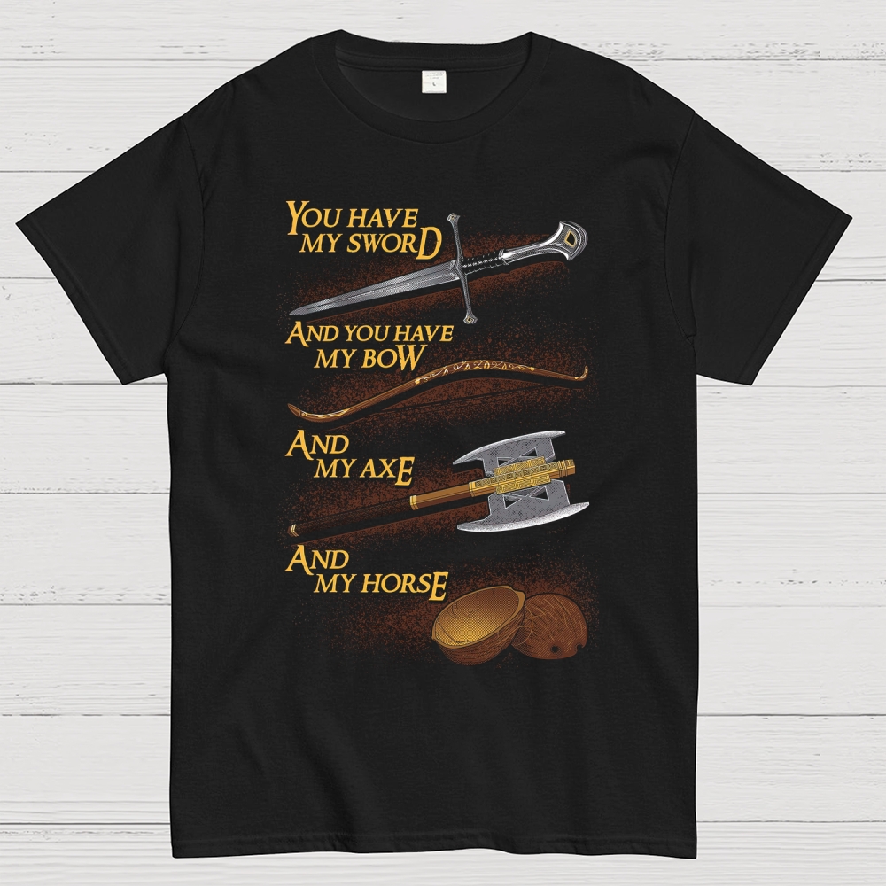 Fantasy Parody Quote Graphic Cotton T-shirt 