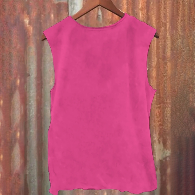 Modern Art Cat Printed Tank Top 