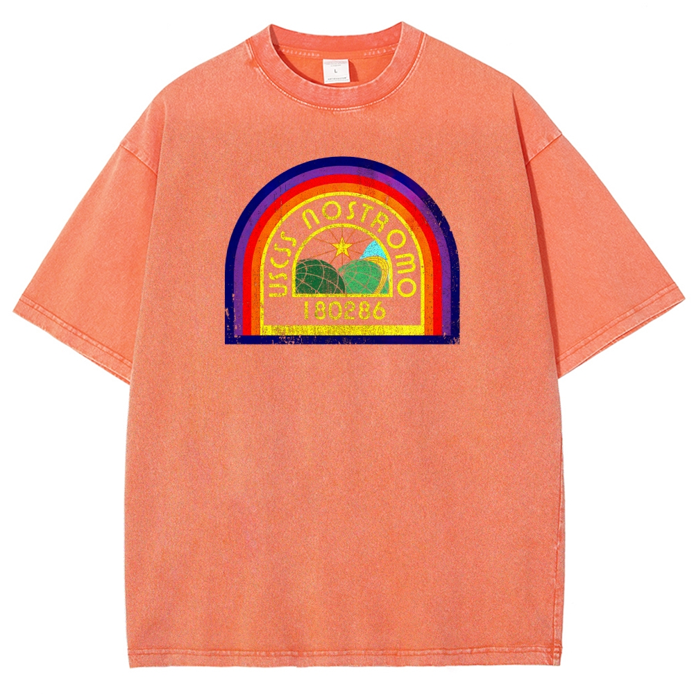 "USCSS Nostromo" Alien Washed T-Shirt