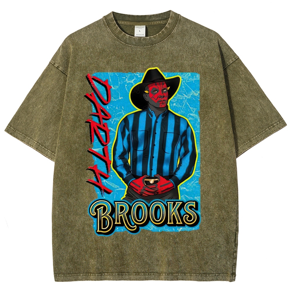"Darth Brooks" Darth Maul Country Parody Washed T-Shirt