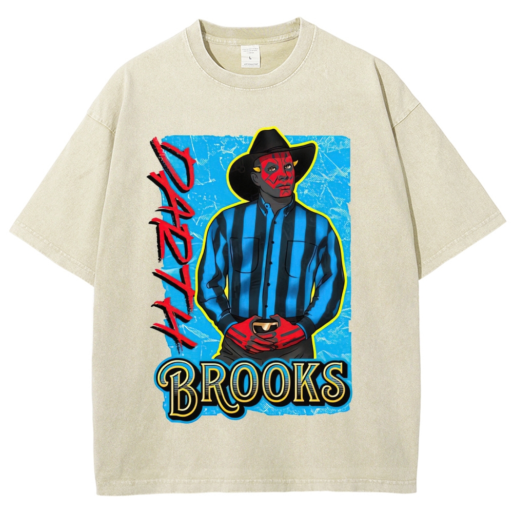 "Darth Brooks" Darth Maul Country Parody Washed T-Shirt