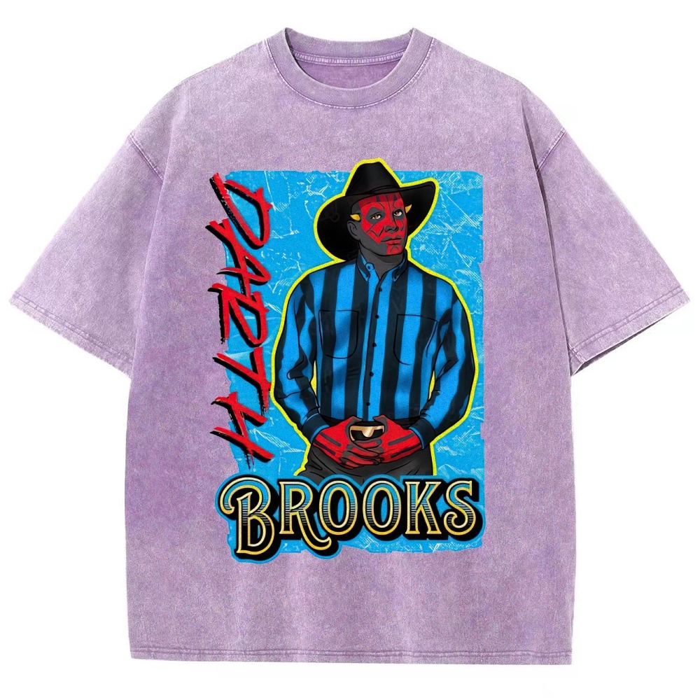 "Darth Brooks" Darth Maul Country Parody Washed T-Shirt