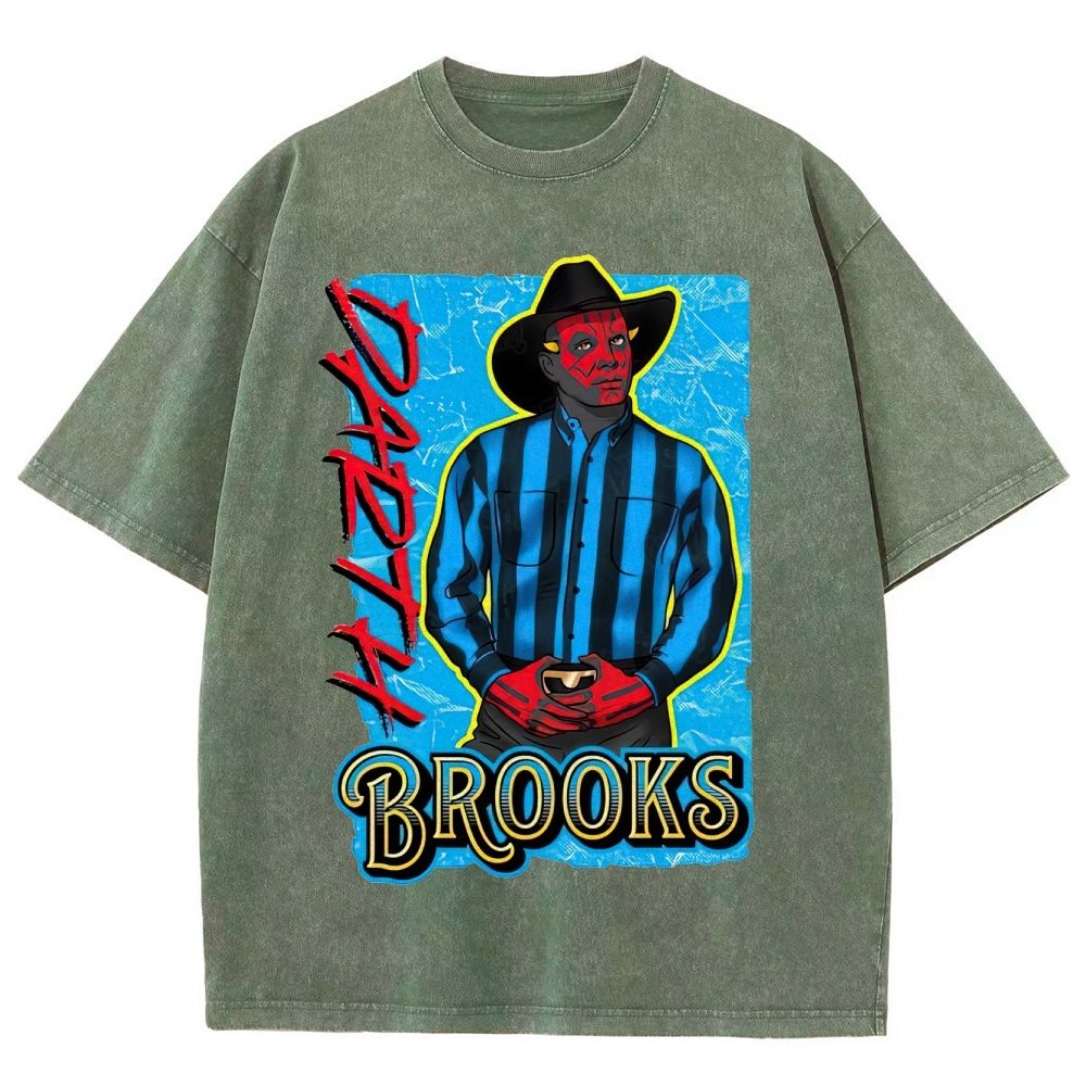 "Darth Brooks" Darth Maul Country Parody Washed T-Shirt