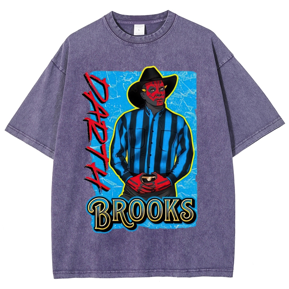 "Darth Brooks" Darth Maul Country Parody Washed T-Shirt