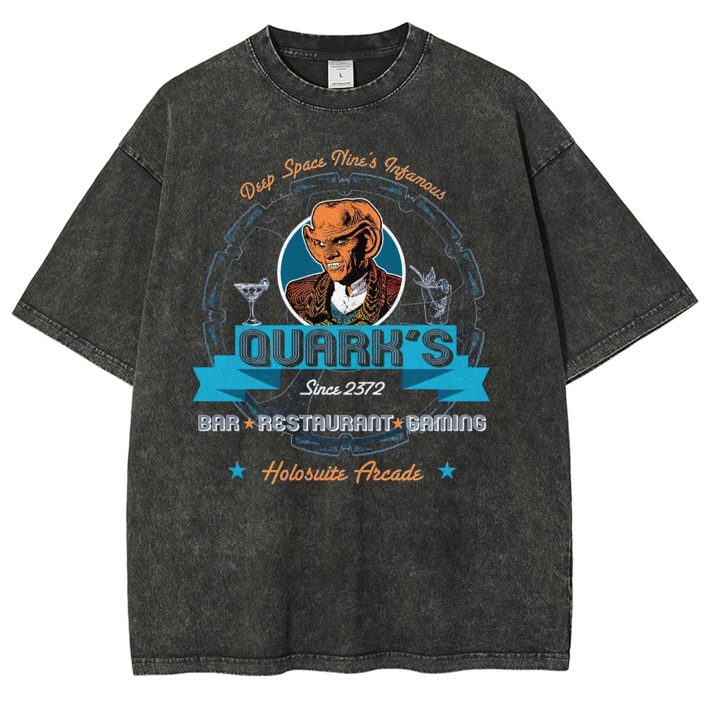 "Quark's Bar" Star Trek Washed T-Shirt