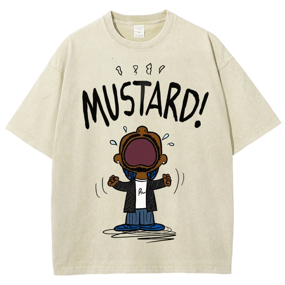 "MUSTARD!" Rapper Washed T-Shirt