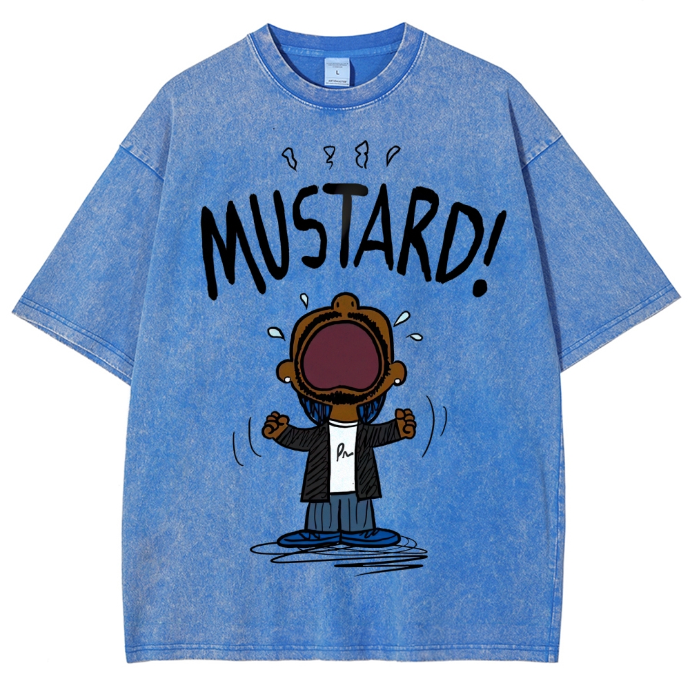 "MUSTARD!" Rapper Washed T-Shirt