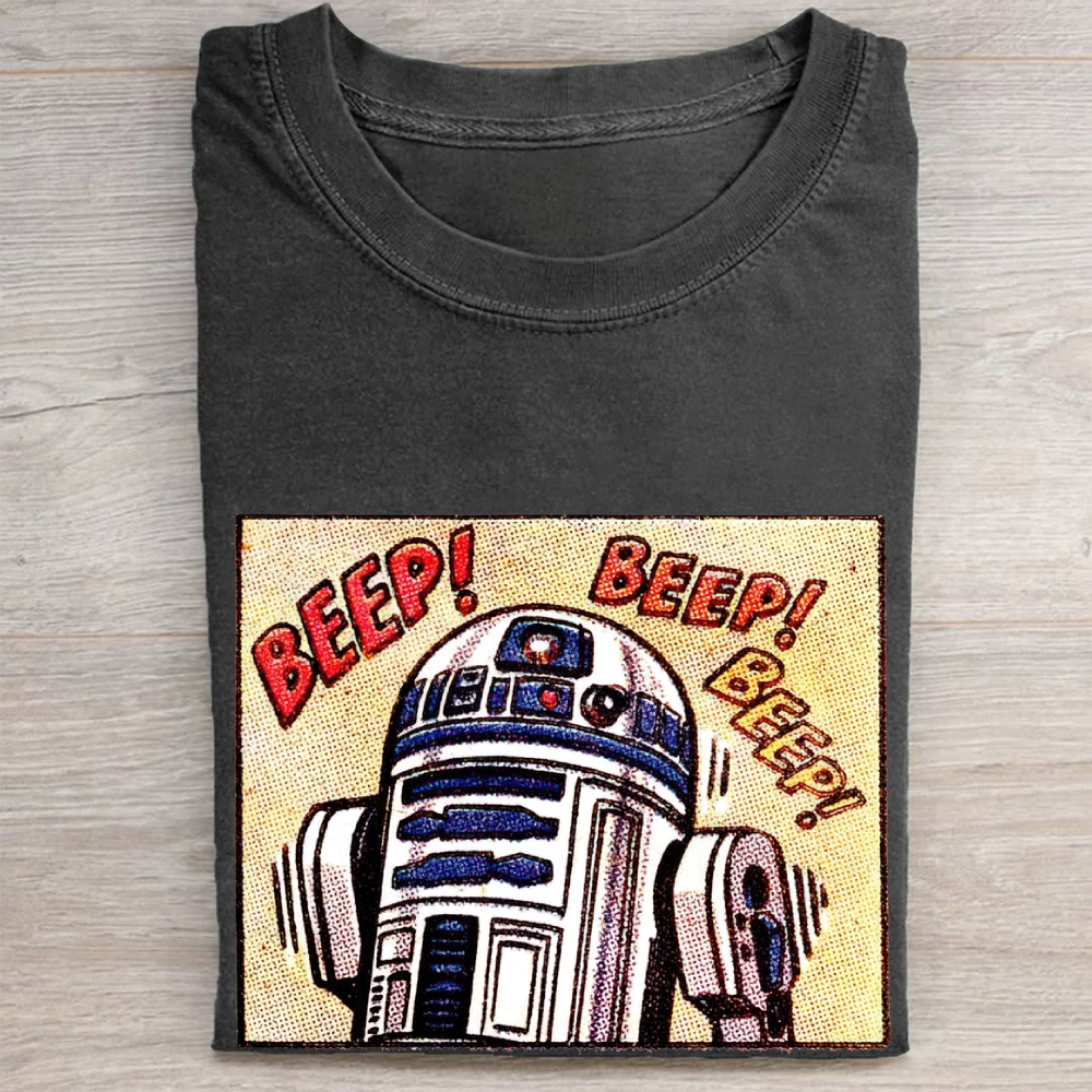 "Fuck If I Know" 80s Rainbow Star Washed Tee Vintage Washed Tee