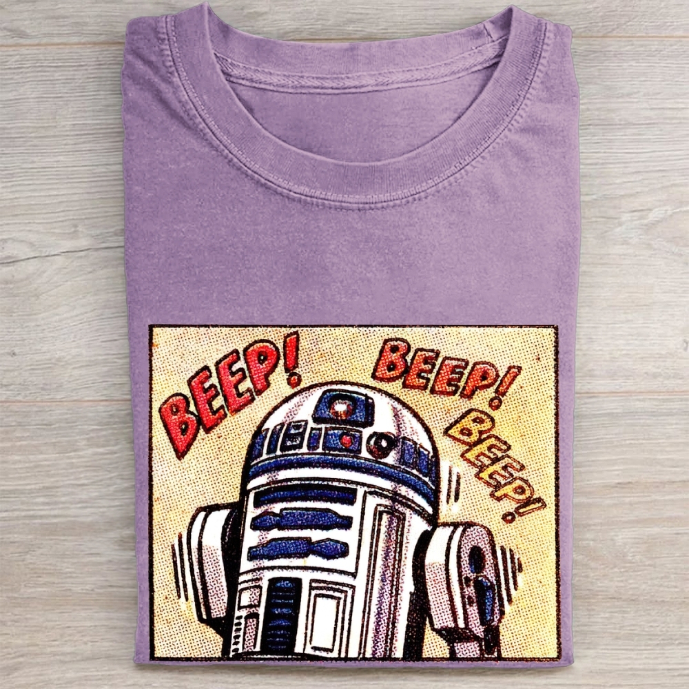 "Fuck If I Know" 80s Rainbow Star Washed Tee Vintage Washed Tee