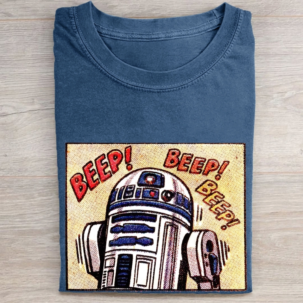 "Fuck If I Know" 80s Rainbow Star Washed Tee Vintage Washed Tee