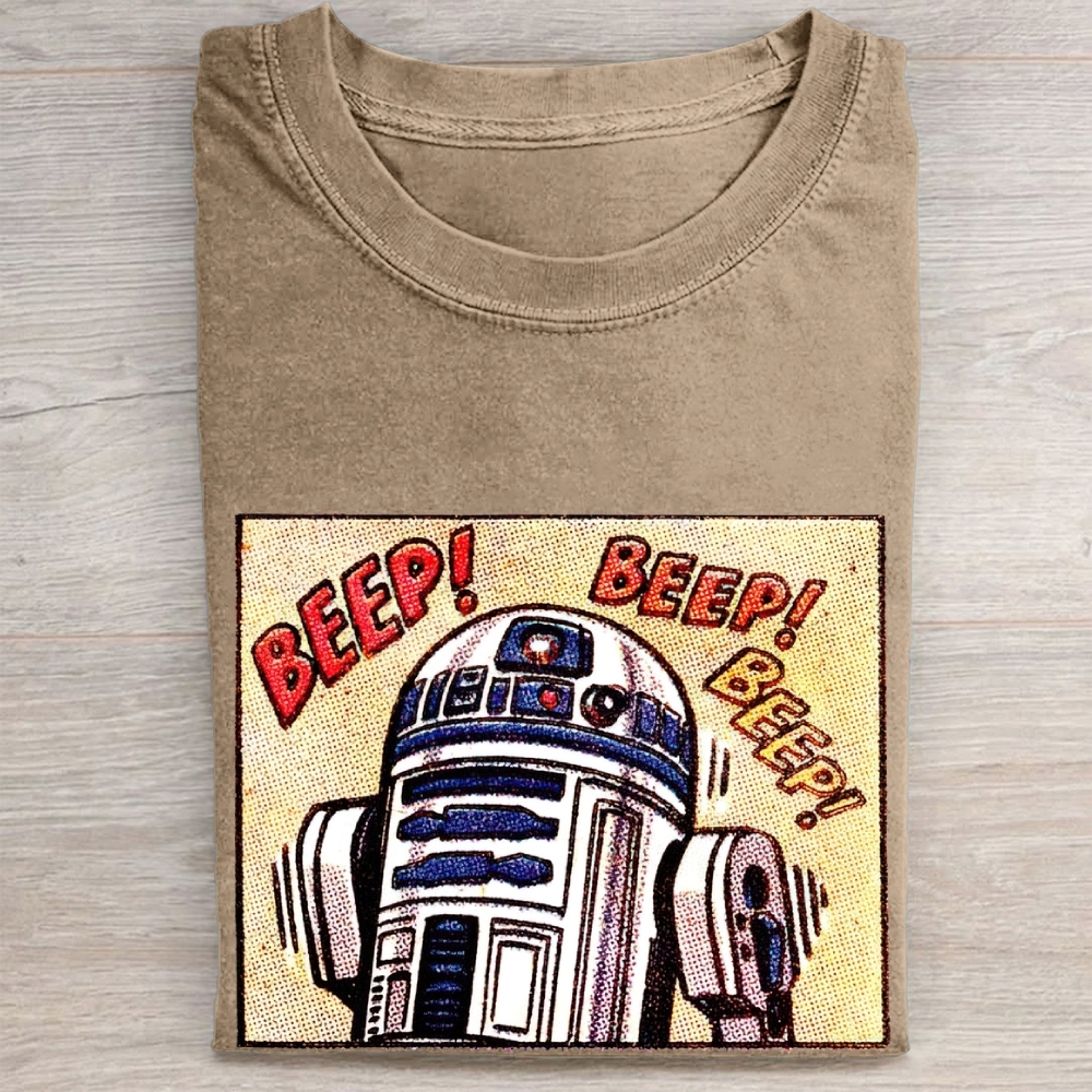 "Fuck If I Know" 80s Rainbow Star Washed Tee Vintage Washed Tee